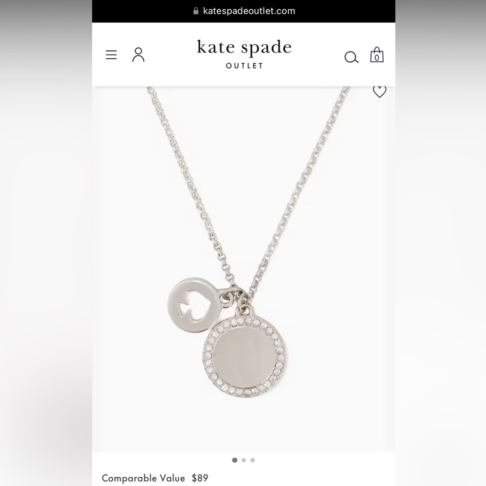 New with tags necklace from Kate spade. Received as gift